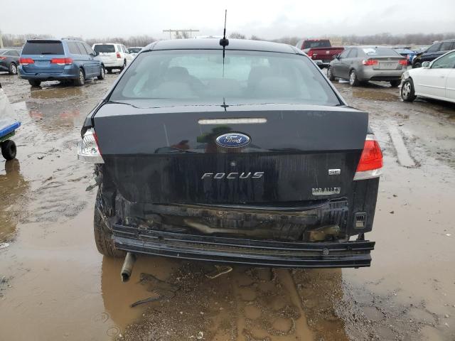 1FAHP35N69W253330 - 2009 FORD FOCUS SE BLACK photo 6