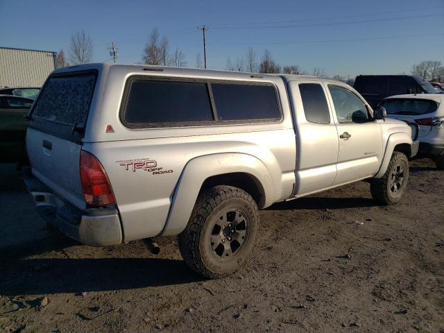 5TEUU42N47Z365605 - 2007 TOYOTA TACOMA ACCESS CAB ვერცხლისფერი ფოტო 3