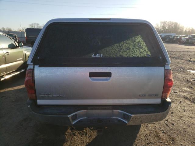 5TEUU42N47Z365605 - 2007 TOYOTA TACOMA ACCESS CAB ვერცხლისფერი ფოტო 6