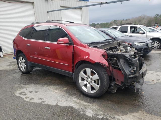 1GNKRLKD9DJ211379 - 2013 CHEVROLET TRAVERSE LTZ RED photo 4