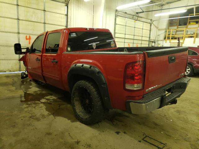 2GTEK13M381102848 - 2008 GMC SIERRA K1500 RED photo 2