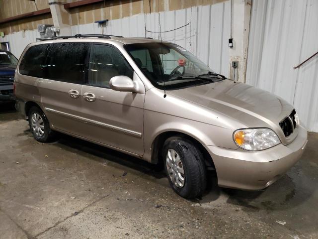 KNDUP132656739362 - 2005 KIA SEDONA EX GOLD photo 4