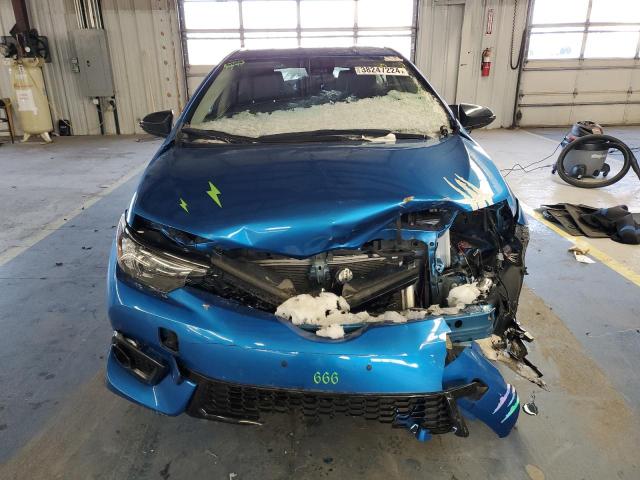 JTNKARJE9JJ575158 - 2018 TOYOTA COROLLA IM BLUE photo 5