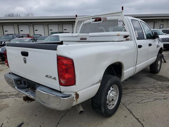 3D7KS28D67G779020 - 2007 DODGE RAM 2500 ST WHITE photo 3