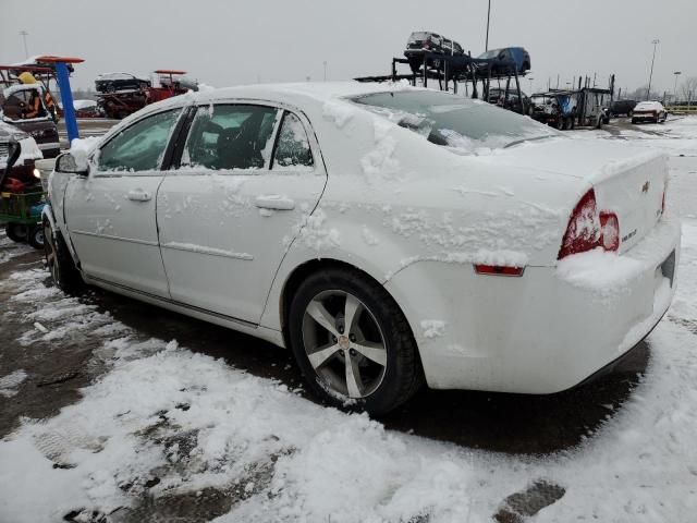 1G1ZC5EU8BF348757 - 2011 CHEVROLET MALIBU 1LT WHITE photo 2