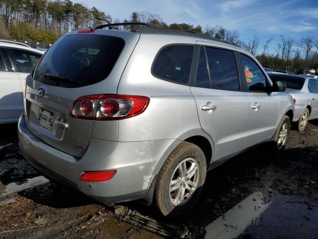 5XYZGDAB6CG098296 - 2012 HYUNDAI SANTA FE GLS SILVER photo 3