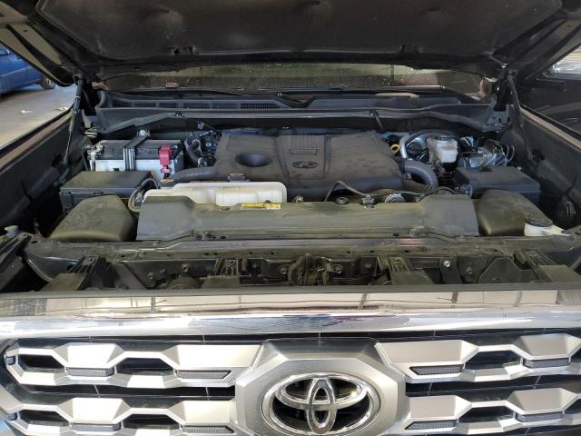 5TFMA5DB6NX004432 - 2022 TOYOTA TUNDRA CREWMAX PLATINUM Schwarz Foto 11