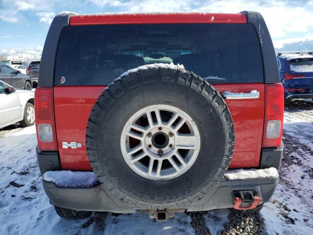 5GTDN136468208569 - 2006 HUMMER H3 RED photo 6