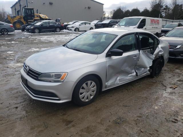 3VW2K7AJ0FM404194 - 2015 VOLKSWAGEN JETTA BASE SILVER photo 1
