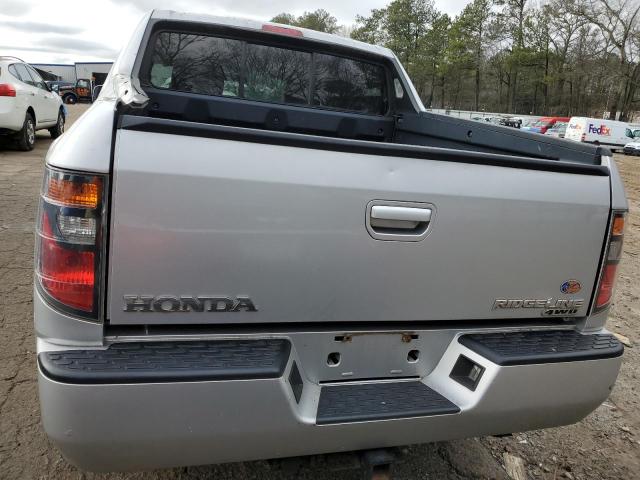 2HJYK16568H525573 - 2008 HONDA RIDGELINE SILVER photo 6