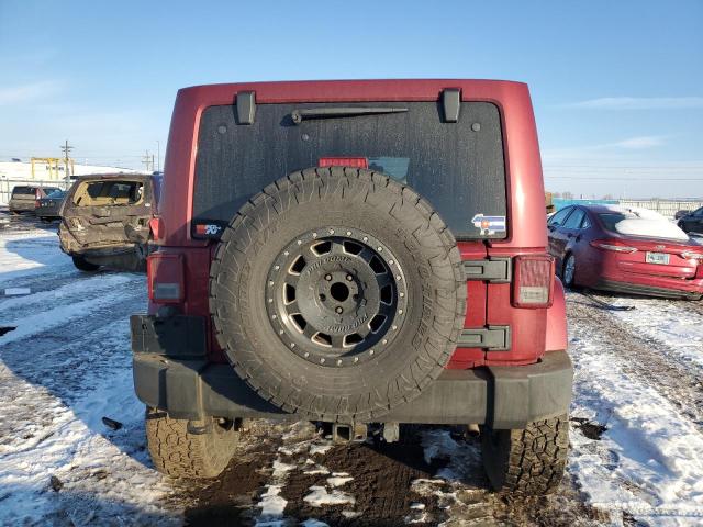 1C4BJWFG6CL137184 - 2012 JEEP WRANGLER RUBICON MAROON photo 6