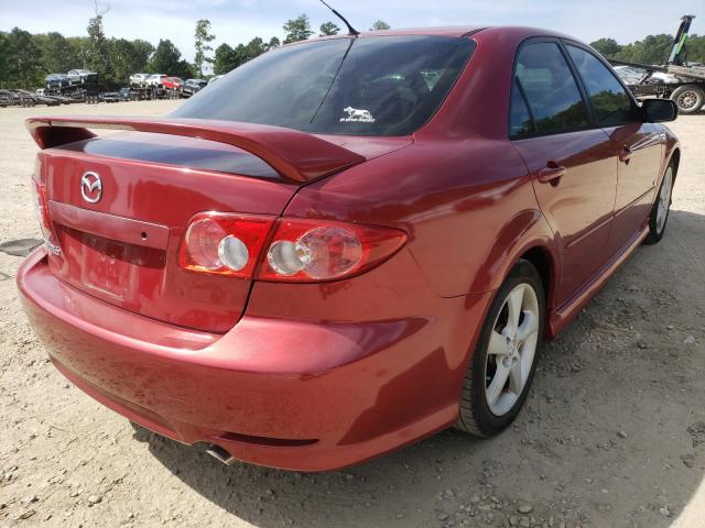 1YVHP80D955M37970 - 2005 MAZDA MAZDA6 S BURGUNDY photo 4