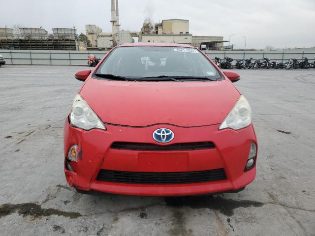 JTDKDTB3XC1031065 - 2012 TOYOTA PRIUS C RED photo 5