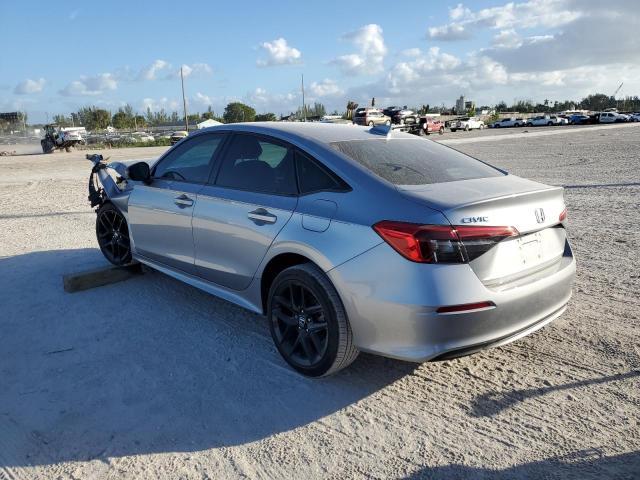 2HGFE2F54NH539011 - 2022 HONDA CIVIC SPORT Argent photo 3