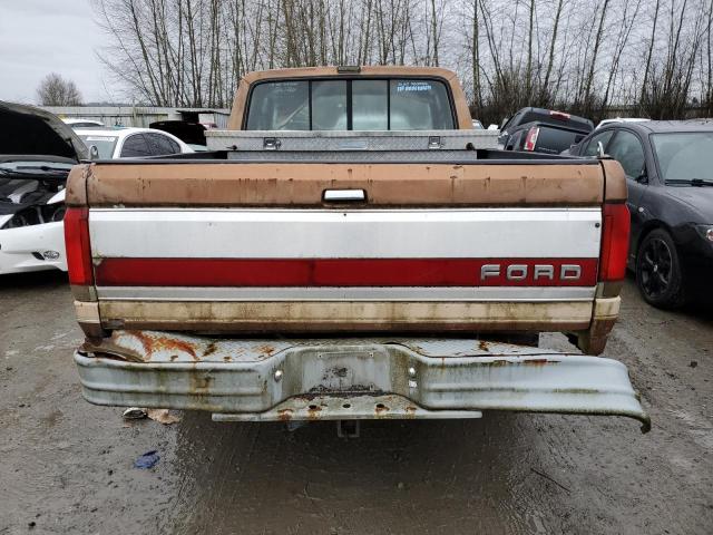 1FTEX15Y0MKA00533 - 1991 FORD F-150 BROWN photo 6