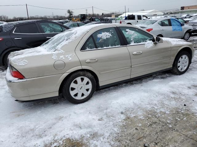 1LNHM86S34Y654640 - 2004 LINCOLN LS TAN photo 3