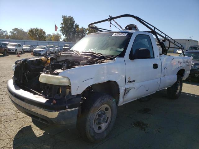 1GCGC24U41Z314892 - 2001 CHEVROLET SILVERADO C2500 WHITE photo 1