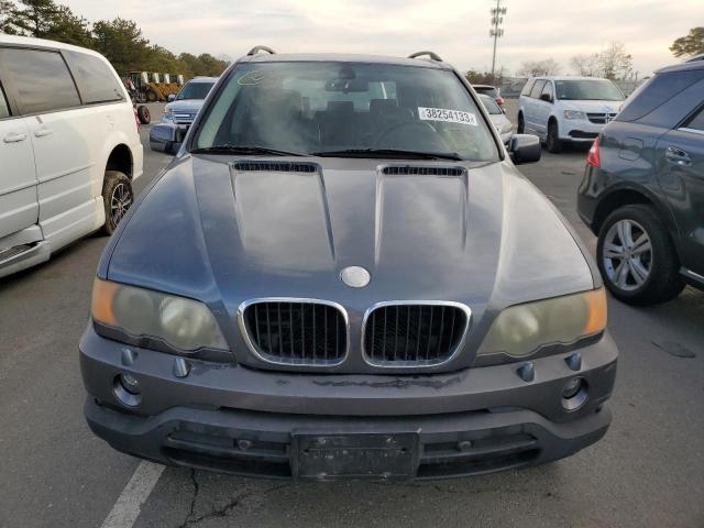 5UXFA53523LV88805 - 2003 BMW X5 3.0I GRAY photo 5