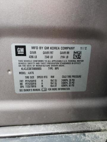 KL4CJCSB7DB069055 - 2013 BUICK ENCORE BROWN photo 14