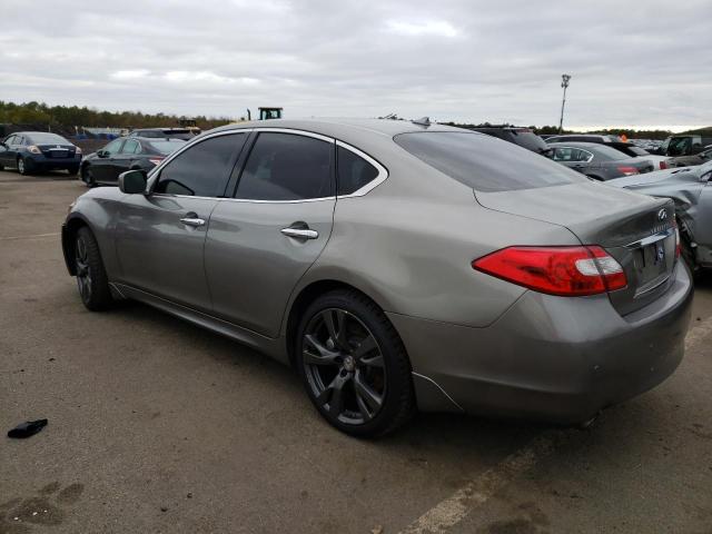 JN1BY1AR6DM603458 - 2013 INFINITI M37 X GRAY photo 2