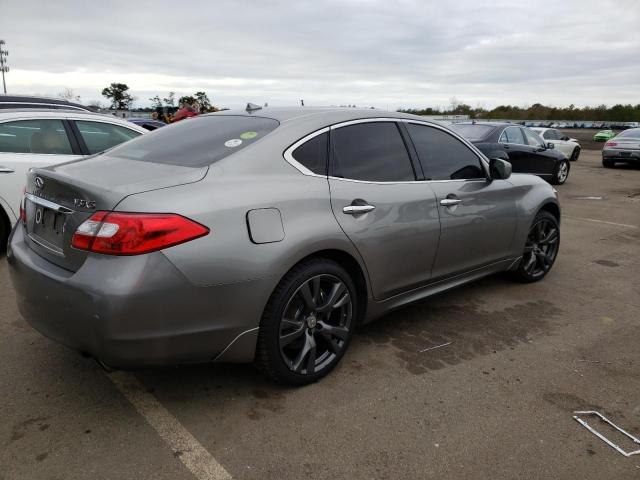 JN1BY1AR6DM603458 - 2013 INFINITI M37 X GRAY photo 3