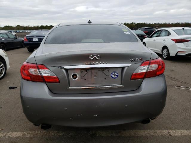 JN1BY1AR6DM603458 - 2013 INFINITI M37 X GRAY photo 6