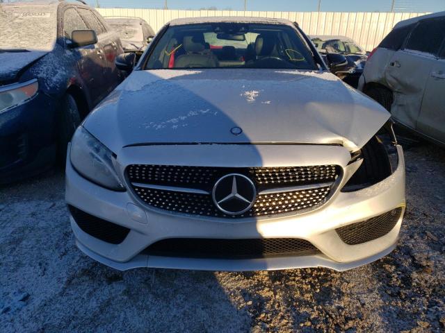 55SWF6EB5GU115421 - 2016 MERCEDES-BENZ C 450 4MATIC AMG SILVER photo 5