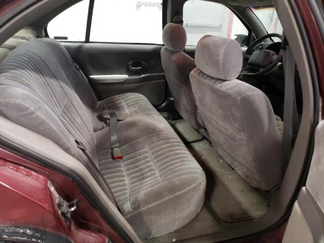 2G1WL52J511250806 - 2001 CHEVROLET LUMINA BURGUNDY photo 10