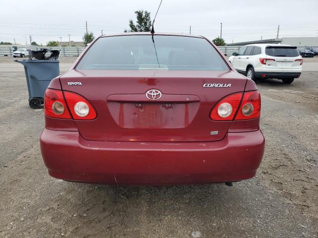 1NXBR32E48Z989011 - 2008 TOYOTA COROLLA CE BURGUNDY photo 6