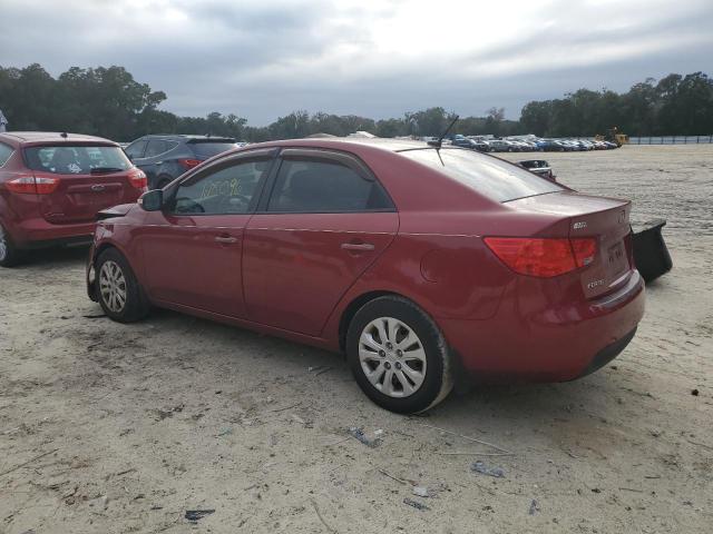 KNAFU4A20A5863517 - 2010 KIA FORTE EX RED photo 2