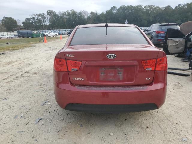 KNAFU4A20A5863517 - 2010 KIA FORTE EX RED photo 6