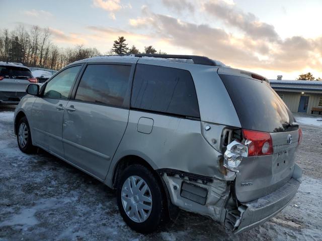 5TDZA23C96S530382 - 2006 TOYOTA SIENNA CE SILVER photo 2