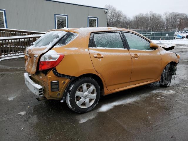 2T1KE40E19C008382 - 2009 TOYOTA COROLLA MA S ORANGE photo 3