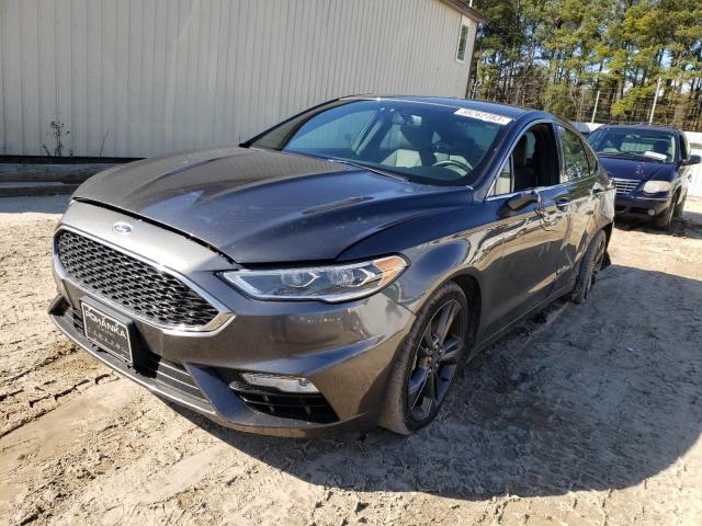 3FA6P0VP9HR338901 - 2017 FORD FUSION SPORT GRAY photo 1