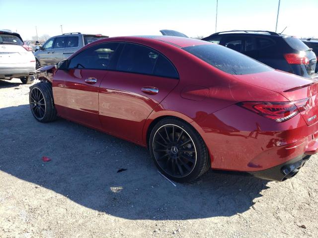 W1K5J5BB4PN405151 - 2023 MERCEDES-BENZ CLA AMG 35 4MATIC RED photo 2