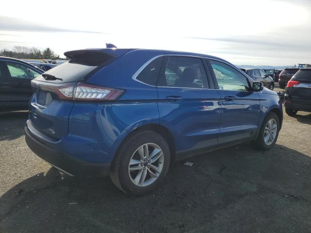 2FMPK4J85JBB11546 - 2018 FORD EDGE SEL BLUE photo 3