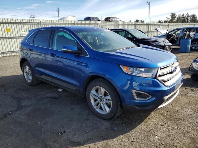 2FMPK4J85JBB11546 - 2018 FORD EDGE SEL BLUE photo 4