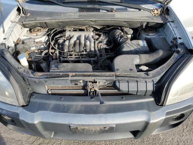 KM8JN12D58U839511 - 2008 HYUNDAI TUCSON SE SILVER photo 11