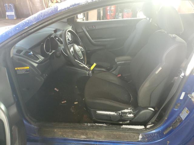 KNAFU6A21A5182889 - 2010 KIA FORTE EX BLUE photo 7