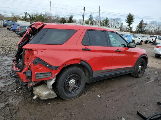 1FM5K8AC2LGC15541 - 2020 FORD EXPLORER POLICE INTERCEPTOR 红色 照片 3