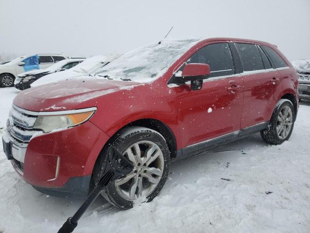 2FMDK4KC7BBA70487 - 2011 FORD EDGE LIMITED RED photo 1