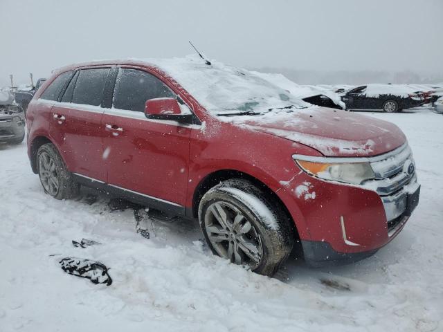 2FMDK4KC7BBA70487 - 2011 FORD EDGE LIMITED RED photo 4