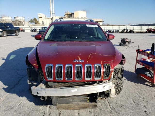 1C4PJLCB1FW553868 - 2015 JEEP CHEROKEE LATITUDE RED photo 5