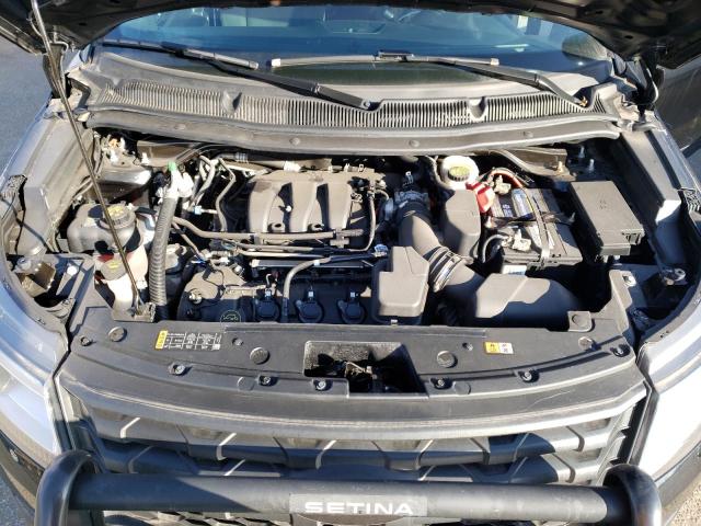 1FM5K8AR1JGC95321 - 2018 FORD EXPLORER POLICE INTERCEPTOR Սև լուսանկար 12