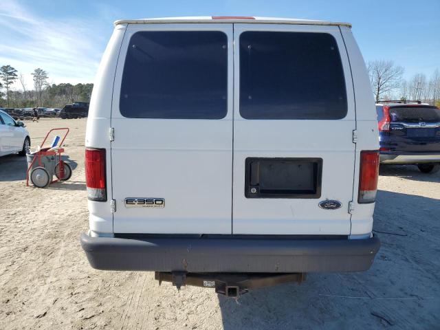 1FTSS34P67DA08831 - 2007 FORD ECONOLINE E350 SUPER DUTY VAN WHITE photo 6