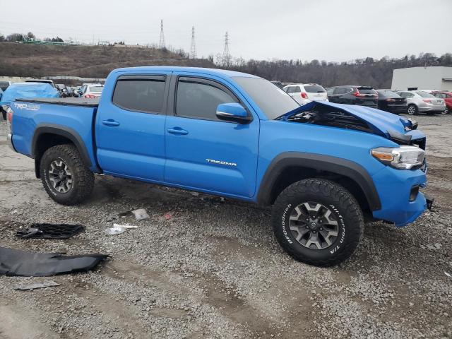 3TMCZ5AN4LM290786 - 2020 TOYOTA TACOMA DOUBLE CAB BLUE photo 4