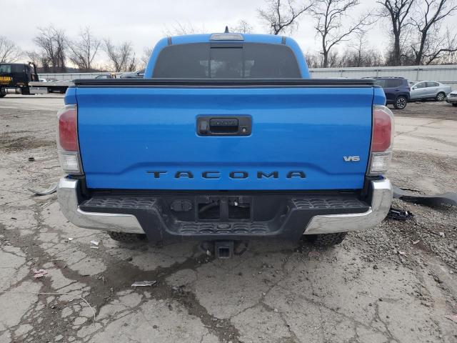 3TMCZ5AN4LM290786 - 2020 TOYOTA TACOMA DOUBLE CAB BLUE photo 6