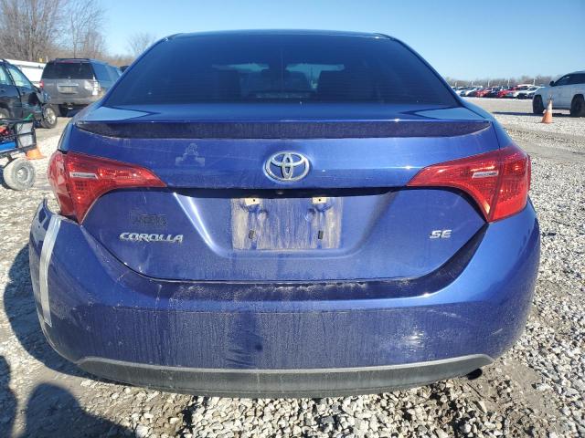 5YFBURHE0HP656668 - 2017 TOYOTA COROLLA L BLUE photo 6