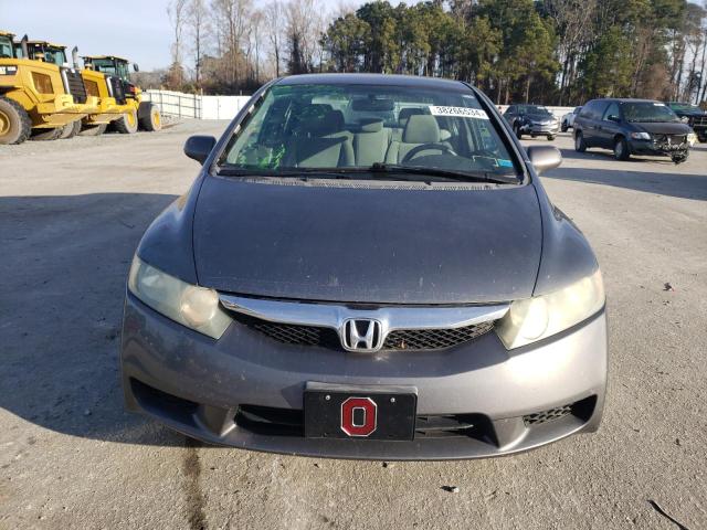 19XFA1E56AE004371 - 2010 HONDA CIVIC LX GRAY photo 5