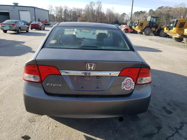 19XFA1E56AE004371 - 2010 HONDA CIVIC LX GRAY photo 6